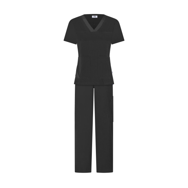 Oxygen Scrub Set - Black / Negro